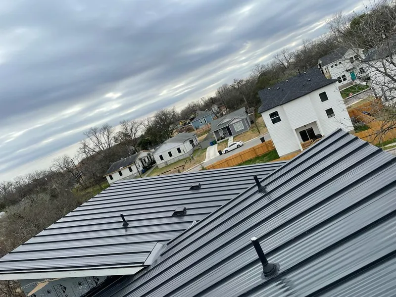 Standing seam metal roof panels with vents for Skylight Repair in Poughkeepsie
